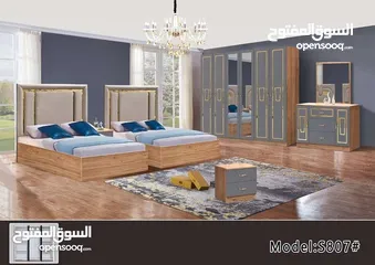  3 غرف نوم ثنائي 200*120 مع دوشق طبي وتركيب