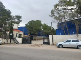  9 هنجر للإيجار صناعي عمان - عين الباشا مساحات من 400م2 الى 4700م2 صناعات خفيفه ومتوسطة هناجر ومستودعات