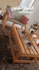  2 للبيع  طقم كنب خشب