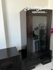  7 غرفة نوم مستعمل خشب زان بحالة ممتازة