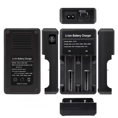  3 شاحن بطاريات ثنائي 3.7V Battery Charger