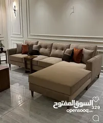  30 ركنة حرف L 7 اشخاص ومجالس تنجيد واعادة تنجيد اثاث