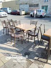  2 طاولة اربع كراسي