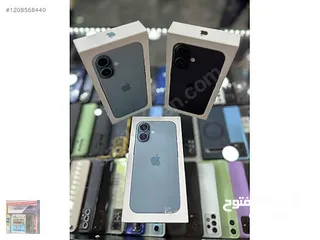  6 Iphone 16 .128GB/256GB  ايفون 16 جديد كفالة شرق اوسط كفالة إي سستم كفالة سمارت باي كفالة 365