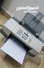  3 طابعة ملونة مع سكانر وفاكس وحبر فل