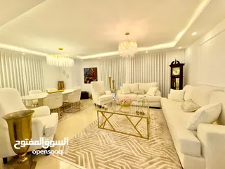  10 روف مفروش حديثا مساحة 400 م طابق 6 تشطيب سوبر ديلوكس حديثا للبيع الطيرة دوار نبيل عمرو دون وسطاء