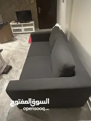  2 كنب عدد 2 اللون رمادي