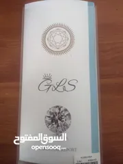  1 خاتم فضه رجالي 925 حجر الموزنايت الطبيعي أعلى جوده لنفس الحجر مع شهاده مخبرية GLS  وزن الحجر 2 قيراط