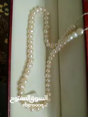  2 عقد لؤلؤ تحفه غاية في الجمال كما موضح بالصور يستحق الاقتناء موجودفي اربد شارع بلاط الشهداء
