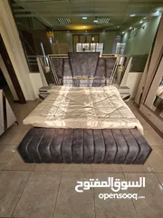  9 غرفة نوم ماستر جديده بتصميم مميز خشب لاتيه تخت جكات مع فضية وبنش إضافي