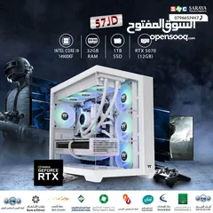  1 اقساط بدون دفعه اولى ( تجميعة كمبيوتر اي 9 Pc Computer i9 RTX5070 )