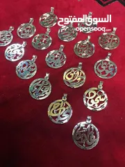  5 تفصيل الاسماء حسب الطلب بافضل جوده وفضه اصلي عيار صافي