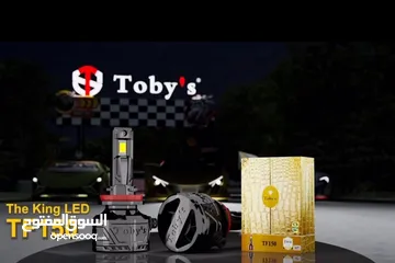  4 عرض ليتات LED لجميع انواع السيارات من شركة toby's ضمان سنه