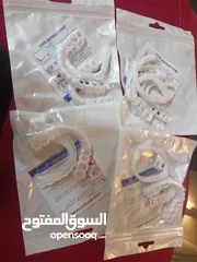  7 اسنان صناعية عدد اربع فك سفلي وعلوي