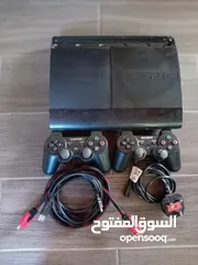  1 بلاي ستيشن 3 سوبر سليم معدل 500 جيجا للبيع مستعجل