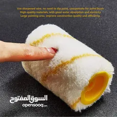  4 Brosse À Rouleau Multifonctionnelle Pour Coupe-bordure – فرشاة طلاء الركن الصعبة