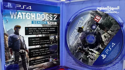  2 شريط سوني4 للبيع تعال وبنتفاهمWATCH  DOGS 2 الوصف مهم!!!