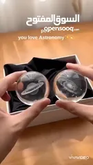  6 كرة زجاجية مضيئة .. هدية فاخرة ومميزة 3D  متوفرة باكثر من 15 تصميم مختلف