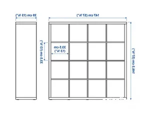  2 للبيع وحدة أرفف ايكيا kallax