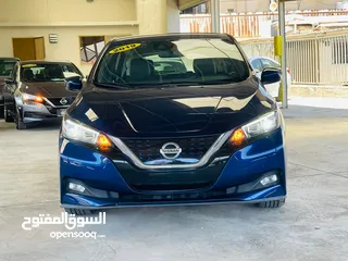  1 leaf 2019 60kw كحلي  فحص كامل 100%