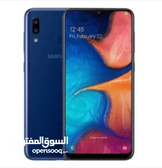  1 هاتف سامسونج Galaxy A20 – بحالة جيدة – مجاني