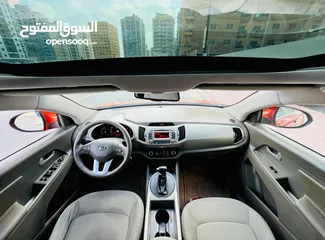  12 KIA SPORTAGE 2013 ORANGE GCC WITH SUNROOF