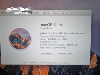  5 MacBook pro 2017 core i5 13inch