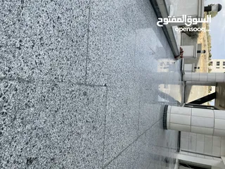  4 جلي بلاط ورخام وتنضيف سيراميك وجلي اسطح باطون