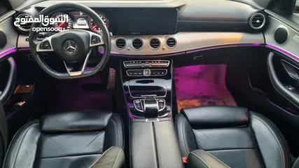  13 Mercedes Benz E200- 2017-  AMG Full Full ++ بحالة الوكالة من جميعة
