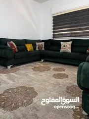  8 غرفة جلوس امريكي لون اخضر نخب اول