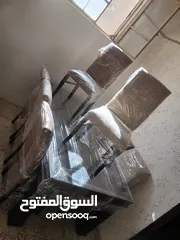  1 طاولة سفرة خشب زان ثقيل