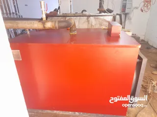  5 بويلرات بخار وتنكات