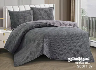  11 لحاف نفخ صيفي مجوز 6 قطع جودة عالية جدا مع كفالة  المقاسات : اللحاف 250×220 الملف 180×200×25 مع مغيط