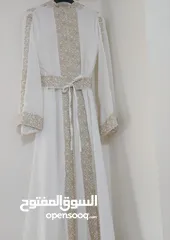 3 قفطان قطعتين مطرز دبل كلوش
