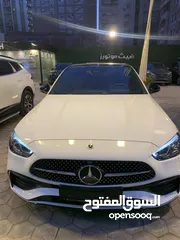  8 مرسيدس C200 AMG Line موديل 2024 – سقف بانوراما حالة الزيرو كاميرا 360°  تحكم كهربائي في مقاعد السائق