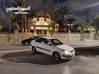  3 كيا ريو 2009 السياره بالصلاه عالنبي مشدشده دهان جديد بدها افرهول او راس او ماطور فحص نخب كراتين