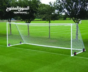  1 مرمى حديد خماسي 3 في 2 متر مع شبك