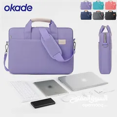  11 Okade T67 Trolley Sleeve Laptop Bag with Strap 15.6" inch حقيبة لابتوب