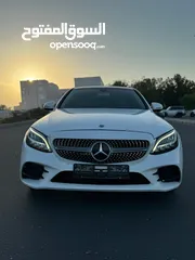  1 مرسيدس C300 4matic موديل 2020  نظيفه جداً