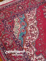  4 سجاده ايراني يدوي بحاله جيدة نظيفه ولا تحتاج غسيل لاصحاب التراث للمهمتين بالاعمال اليدويه