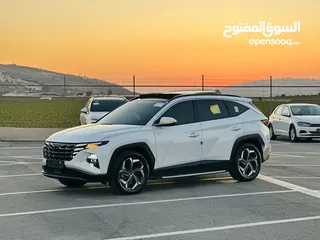  3 هونداي توسان/2024  فل الفل فتحة سقف بانوراما  2x4 ///240Hp بنزين + كهرباء  ( Haybrid) 1600cc