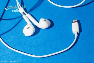 7 HeadSet Apple Original 100% سماعات ايفون الاصلية لاجهزة ايفون من 7 حتى  اصلي 100 الآيفون 14 برو ماكس