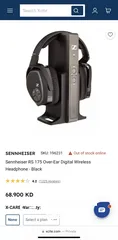  5 Sennheiser TR 175 wireless headset