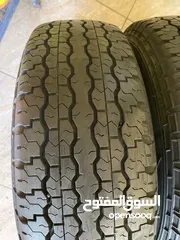  7 جوز 245/70/16 دنلوب ياباني نظيف