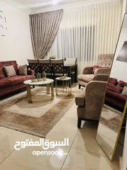  4 شقة سوبر ديلوكس مفروشة جديدة للايجار الشهري و السنوي في ارقى مناطق مرج الحمام بالقرب من دوار البكري