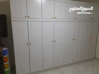  3 خزائن ملابس خشب لامنيت 18م الون حسب الطلب جميع المقاسات مع إمكانية تغير نوع الخشب كفاله 5سنوات على ا