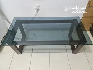  2 Glass coffee table