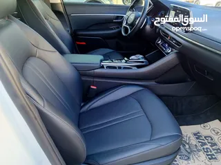  25 SONATA HYBRID 2020 ابيض لؤلؤي كوري  عداد 32 الف كيلو