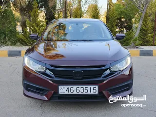  27 هوندا سيفيك موديل 2018 فحص كامل وفل كامل اتوماتيك شاشه وكاميرا