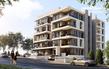  6 شقة 120 متر مع مدخل خاص للبيع في الشرفة بالقرب من شارع القدس و المدارس الانجليزية و حلويات ايفيل